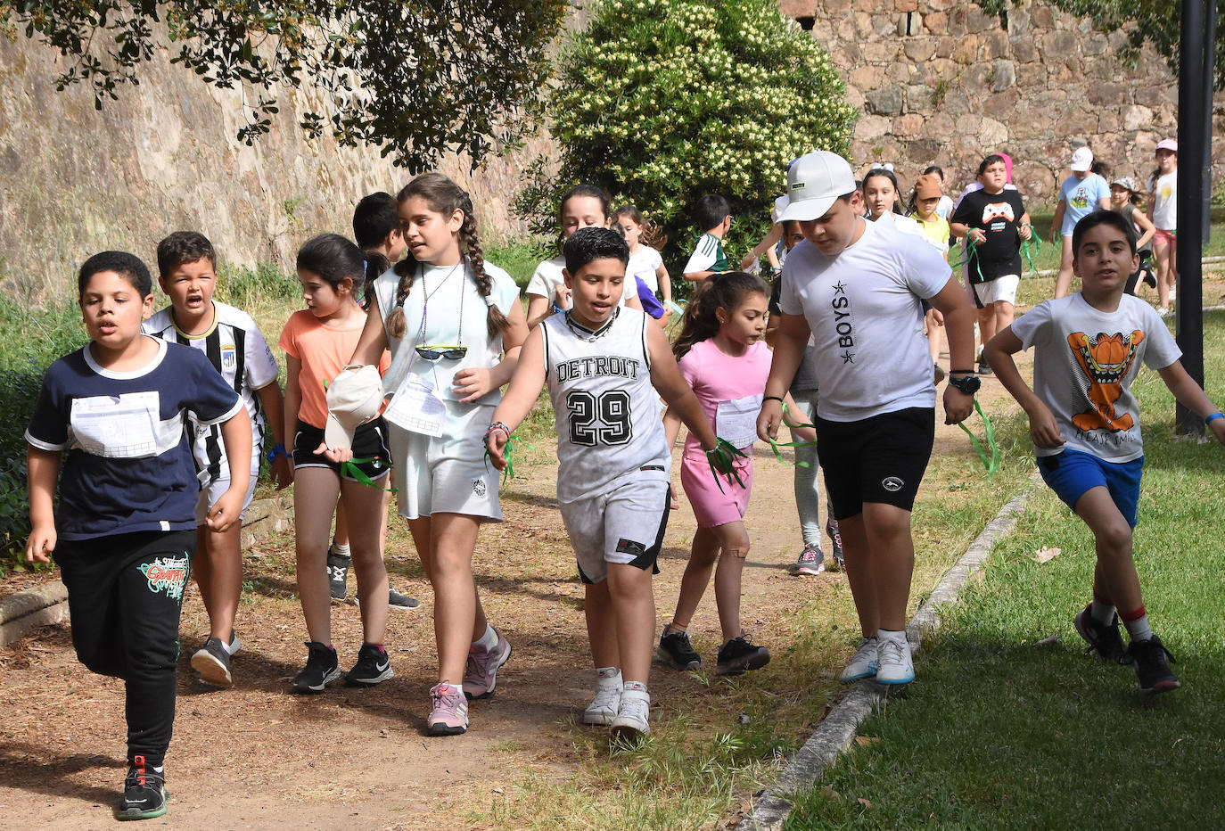 Imágenes de la ruta solidaria.