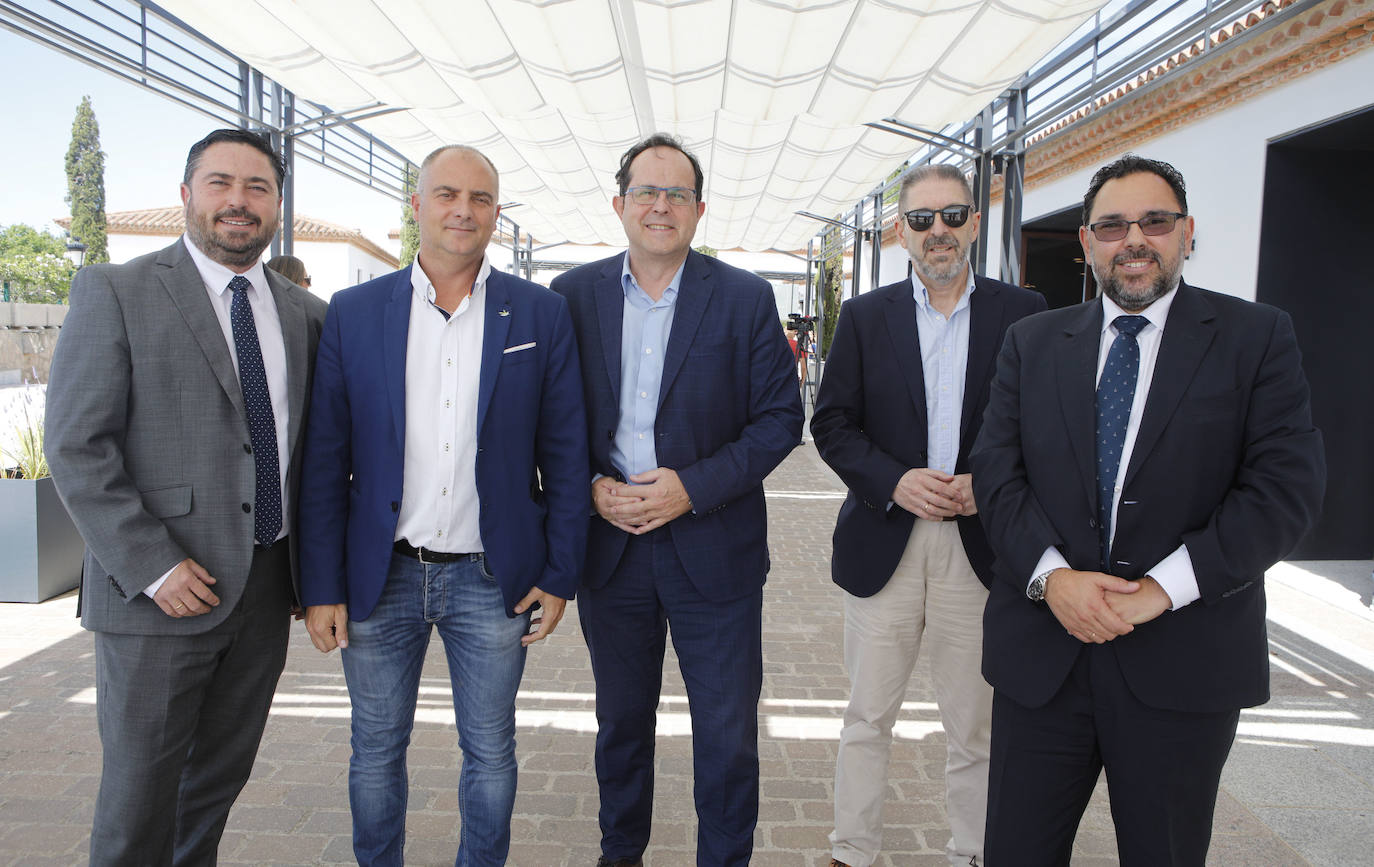 Raúl Iglesia, Matias Sánchez , José Manuel Jiménez, Alfonso Serrano y Lorenzo Ballester 