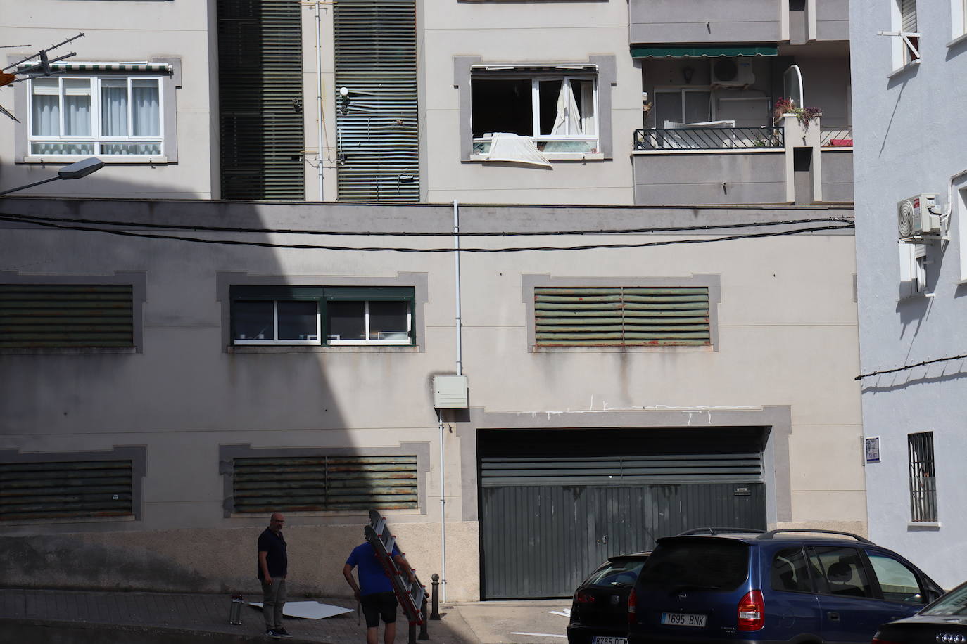 Así ha quedado el edificio tras la explosión de gas en Plasencia