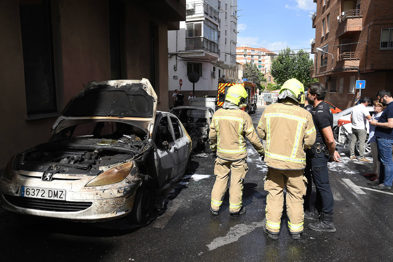 El incendiario de los contenedores vuelve a actuar en Plasencia