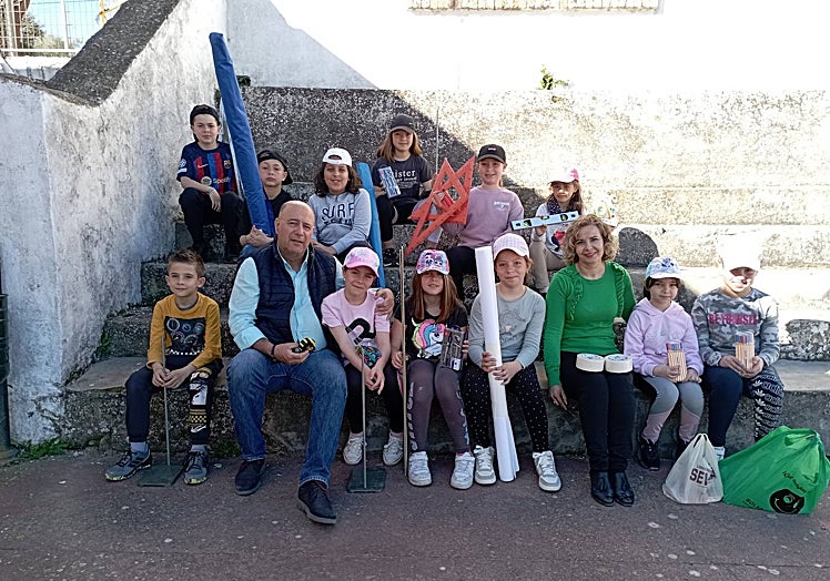 Alumnos de Segura de León (colegio Nuestra Señora de Guadalupe)