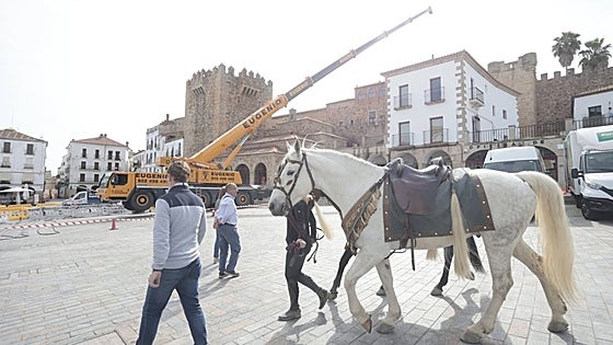 Comienza el espectáculo de 'La casa del dragón' en Cáceres