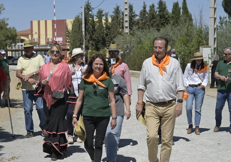 Fernando Baselga (Ciudadanos) en la romería de Villafranca.