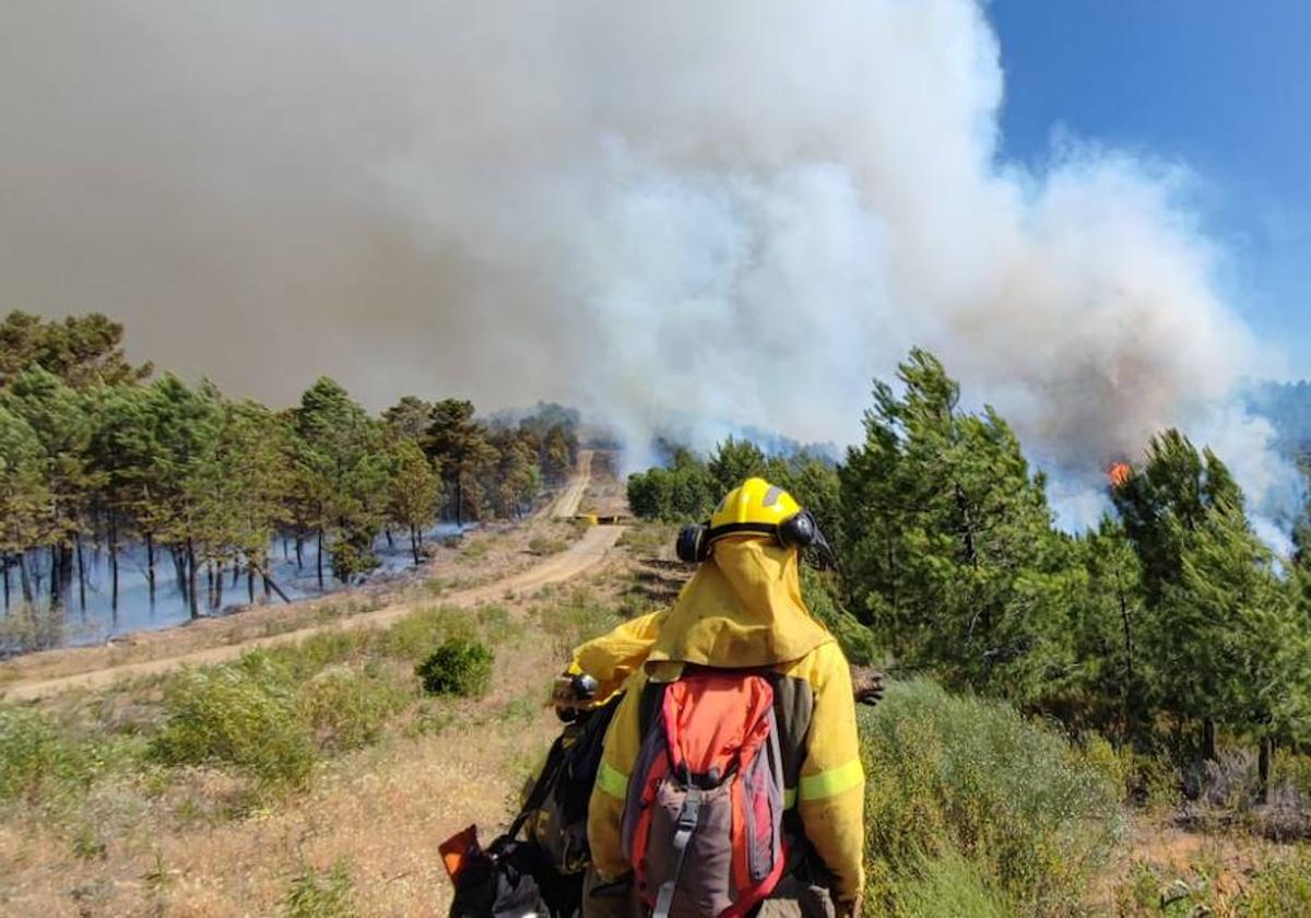 La Junta se muestra «optimista» con la situación del fuego pero los desalojados no regresarán a sus casas