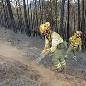 Estabilizado el incendio de Las Hurdes y los vecinos de tres pueblos ya vuelven a sus casas