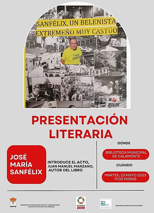 Juan Manuel Manzado presenta en Calamonte 'San Félix, un belenista extremeño y muy castúo'