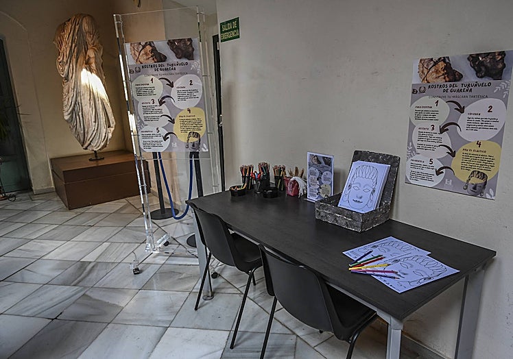 Sala para dar a conocer los bustos del Turuñuelo a los más pequeños