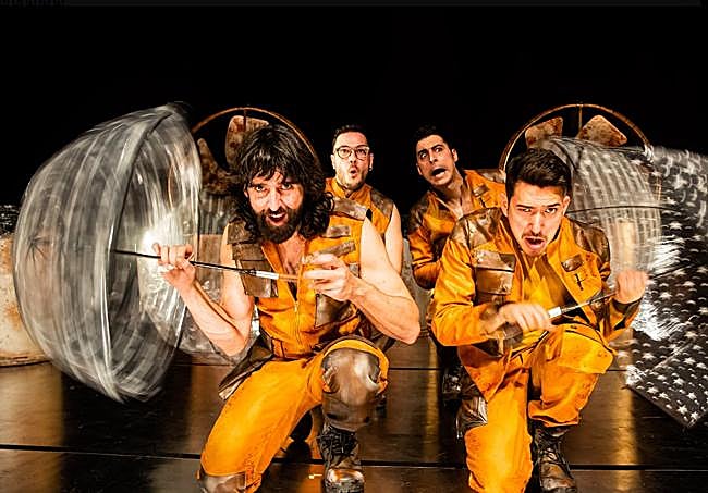 El espectáculo 'Trash' se representa en el teatro Alkázar de Plasencia.