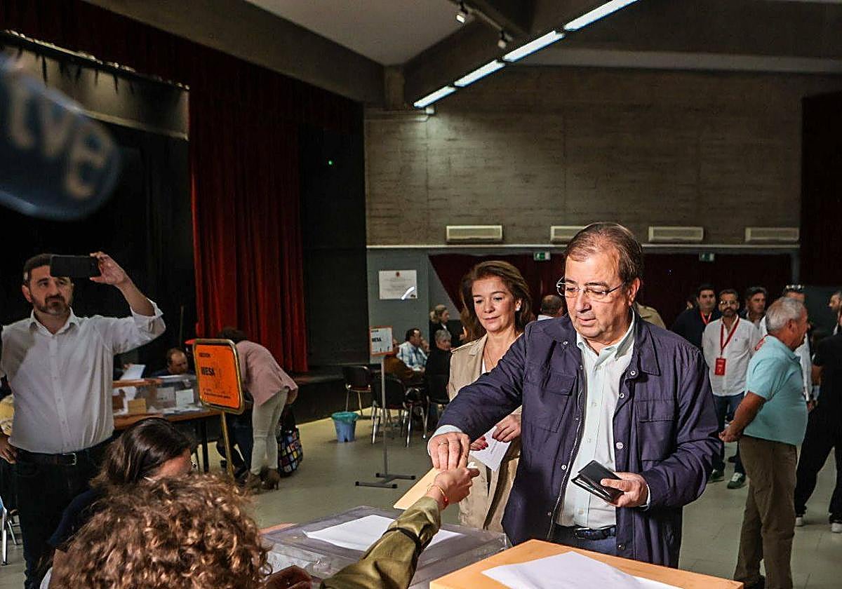 Así han votado los candidatos a presidir la Junta