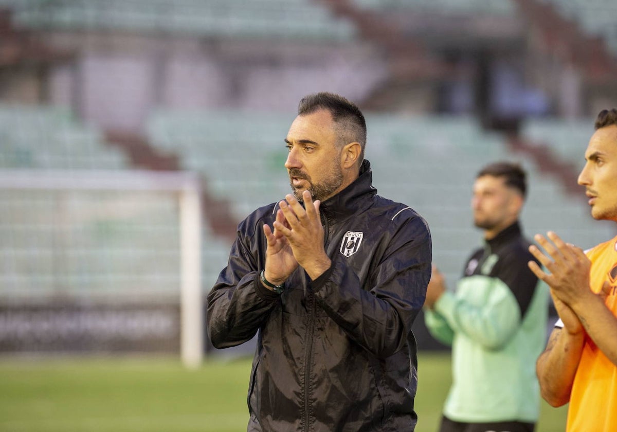 Juanma Barrero, con el Mérida.