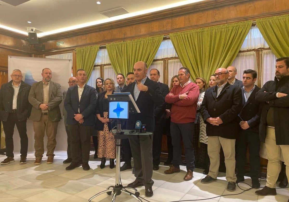 Presentación de la candidatura de CIEM a las elecciones a la Cámara de Comercio de Badajoz.