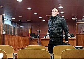 El condenado en el juicio en la Audiencia Provincial de Cáceres.