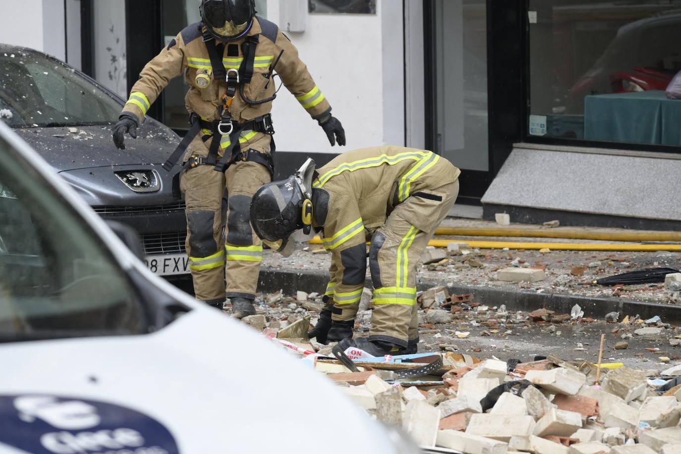 Así ha quedado la vivienda afectada tras la explosión en Badajoz