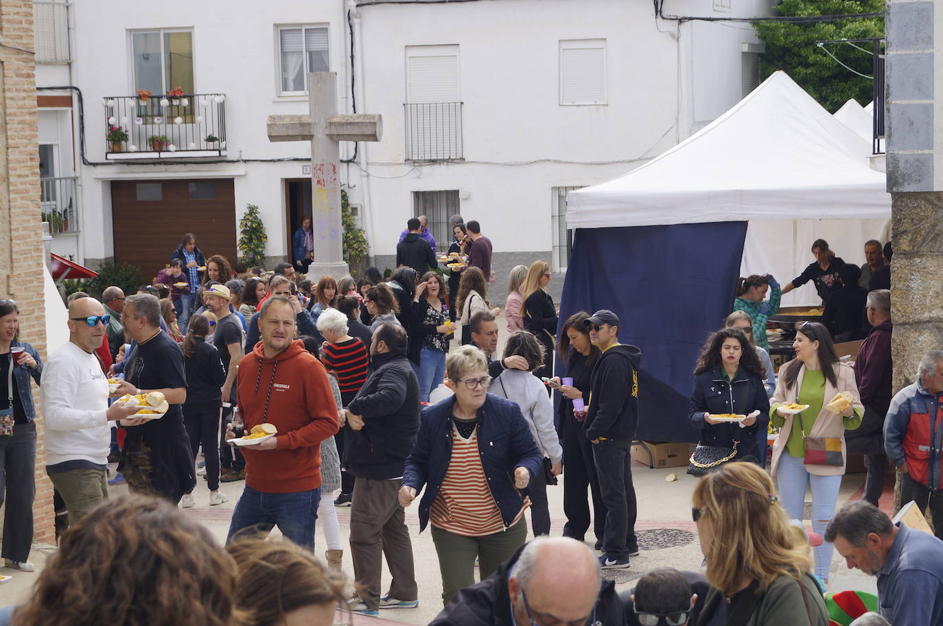 La Cruz de los Caidos, al fondo de la imagen.
