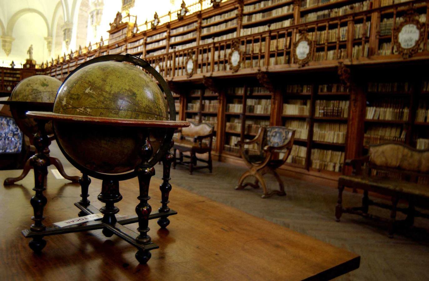 Imagen actual de la Biblioteca Histórica de la Universidad de Salamanca.