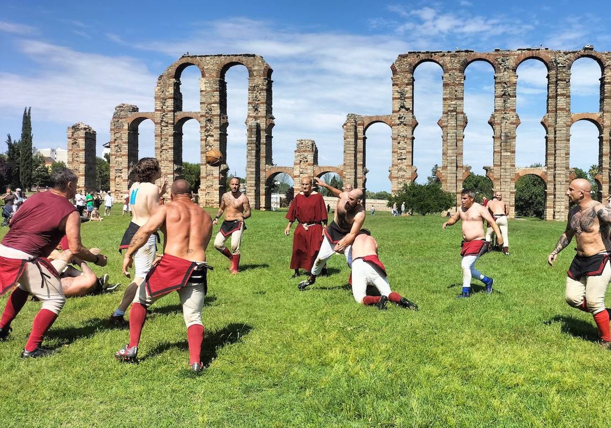 Harpastum disputado esta mañana en los Milagros.