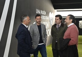 Diego García, Leo Casanova, Luis Díaz-Ambrona y Miguel Leyva, en el Nuevo Vivero.