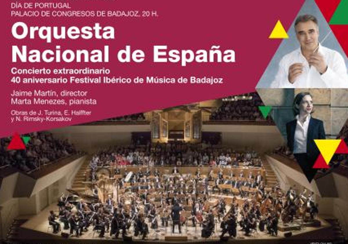 A Orquestra Nacional de Espanha regressa a Badajoz este sábado