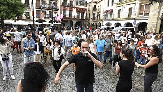 Las Ferias de Plasencia sobreviven ante la mayor intensidad del temporal