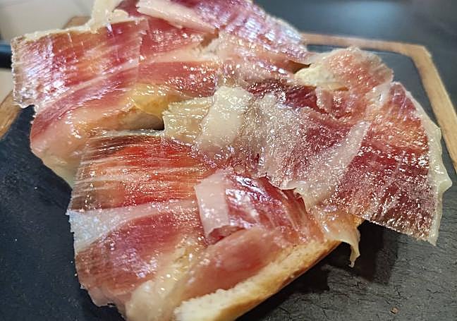 Jamón ibérico.