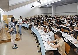 Examen de la EBAU esta semana en Cáceres.