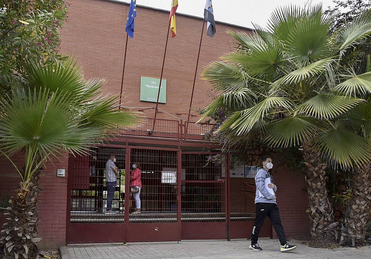 Instituto Bioclimático, donde se encuentra la mesa electoral en la que se ha registrado el error.