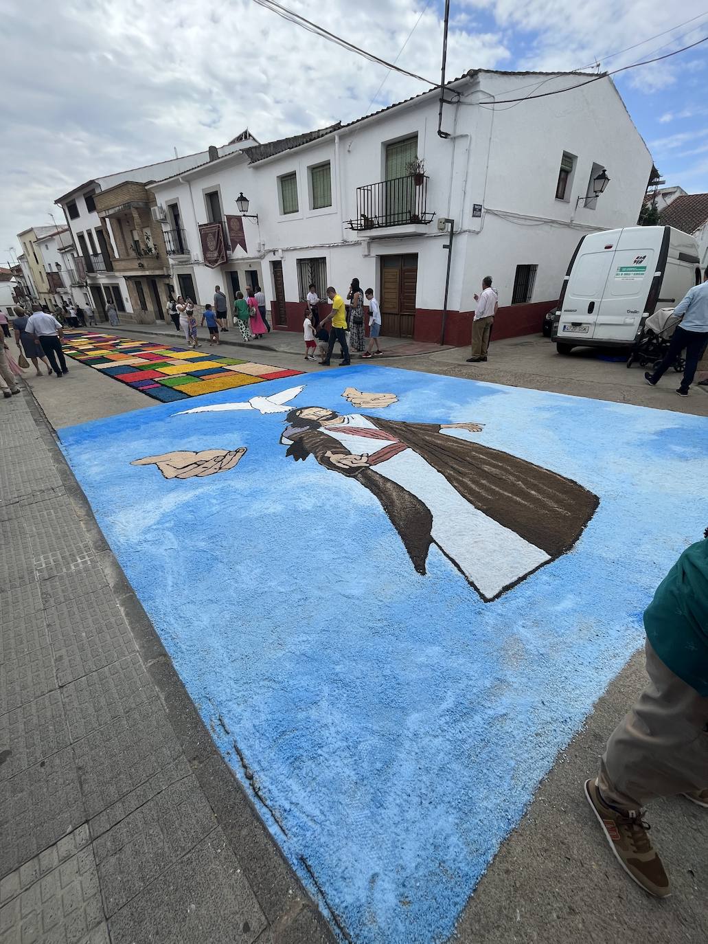 Alfombras efímeras en el Corpus de San Vicente