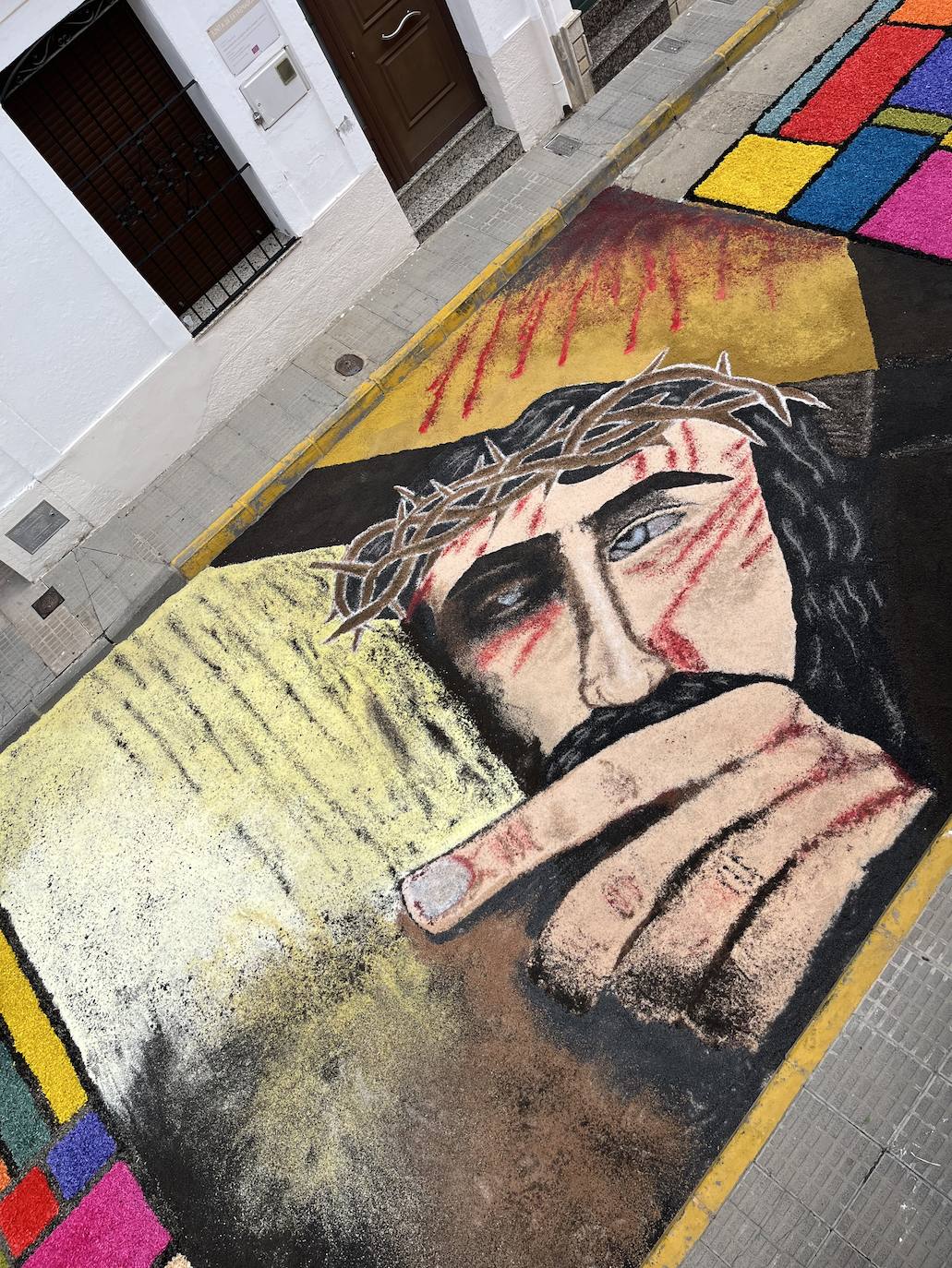 Alfombras efímeras en el Corpus de San Vicente