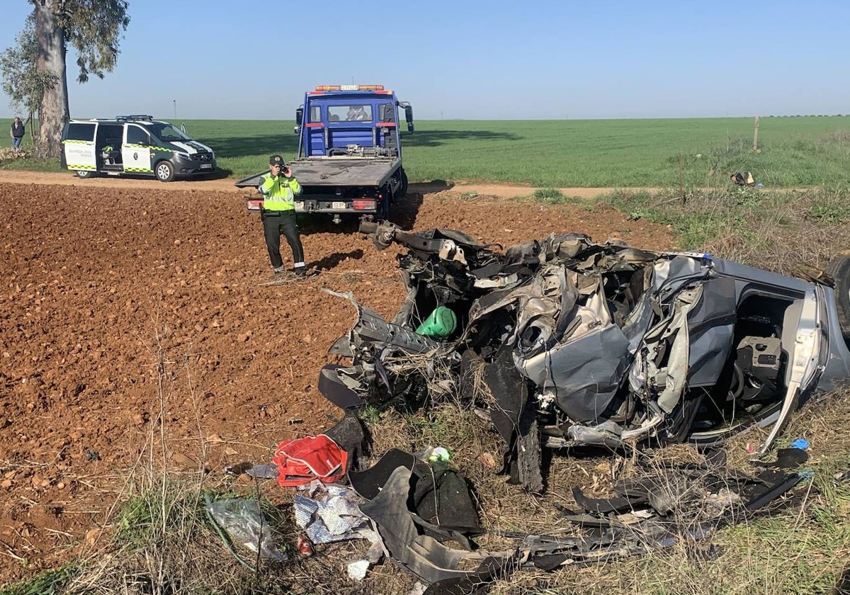 El accidente se produjo en febrero de 2020 cerca de Calzadilla de los Barros.