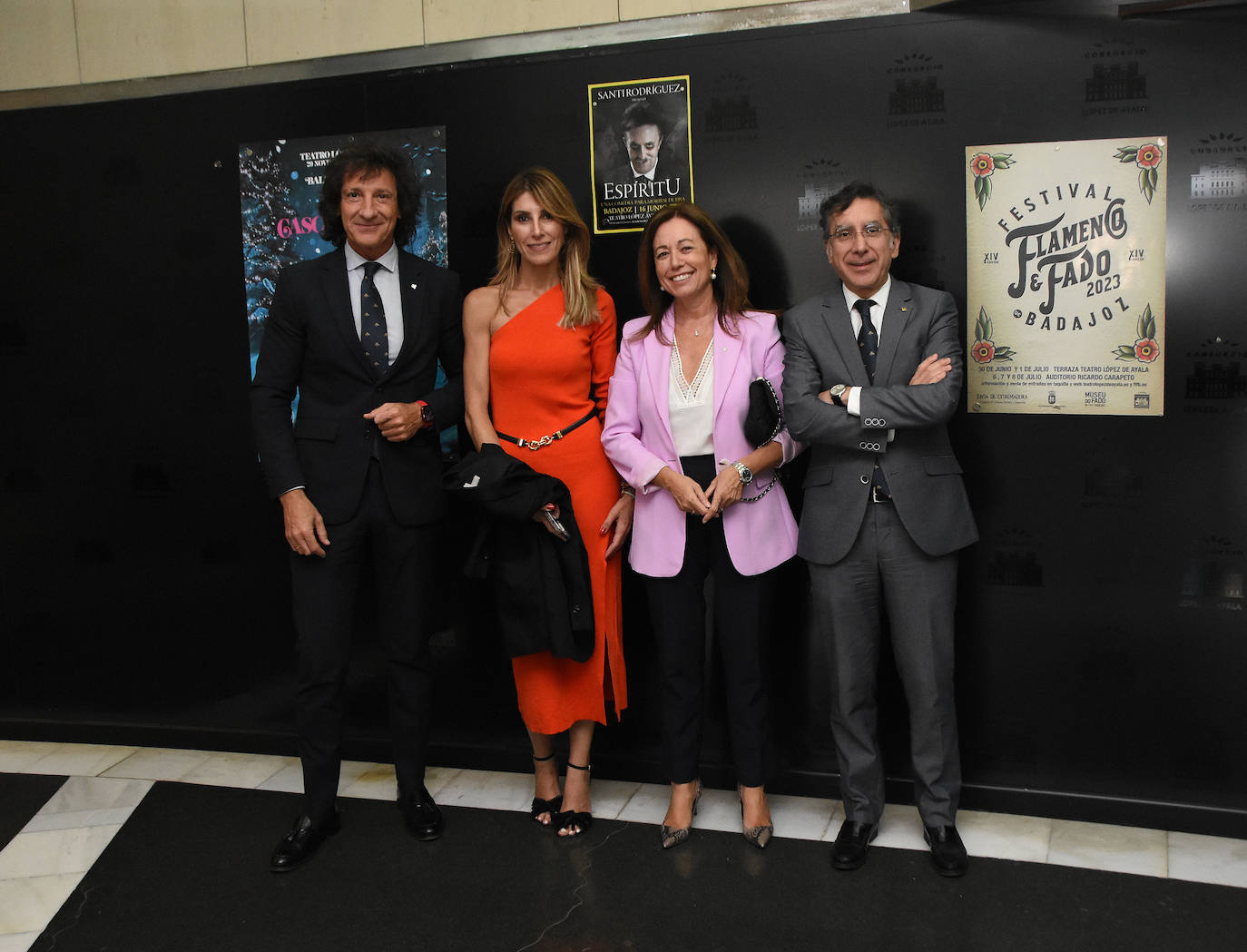 Juan Ramón Gómez, Juliana Carrillo, María Navarro y Miguel Ángel Santos