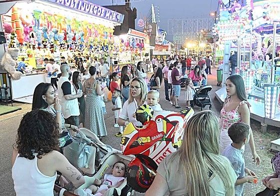 Atracciones en Caya en la feria del año pasado.