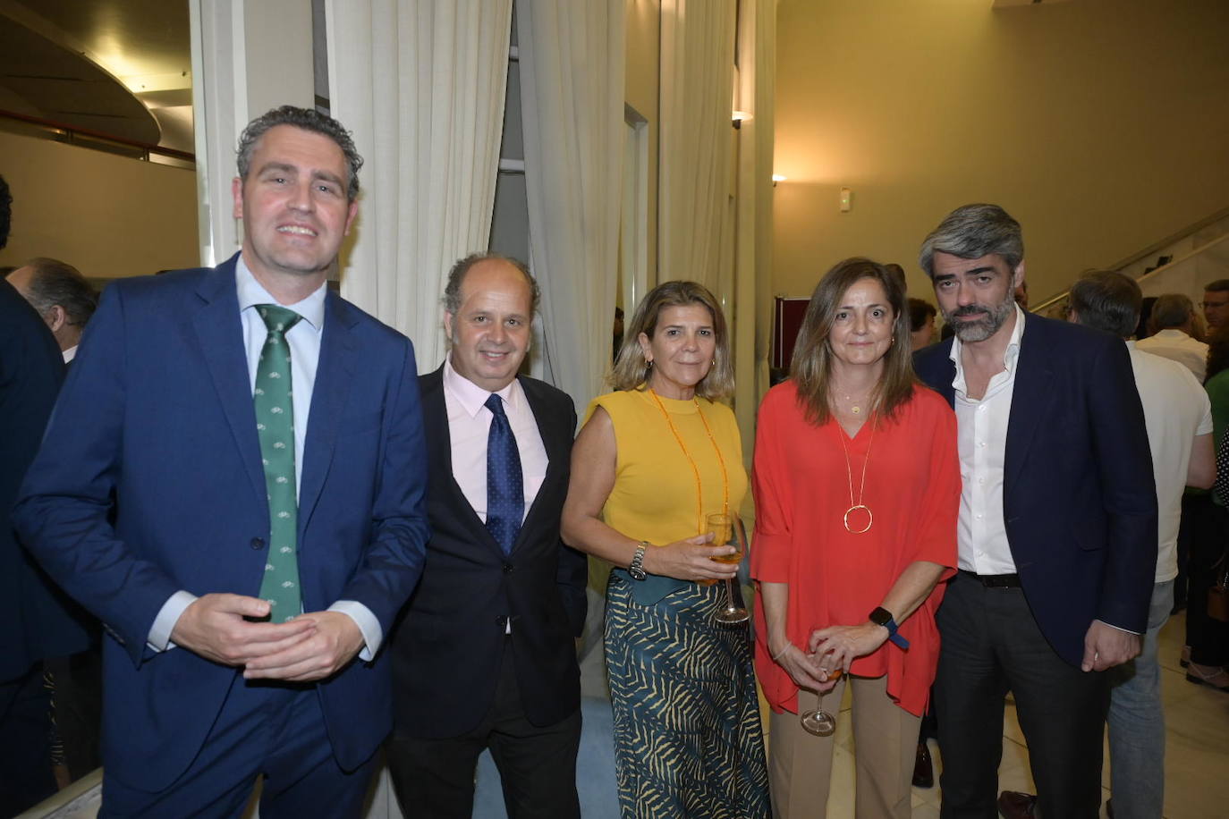 Eusebio Fernández, Jaime Fernández de Tejada, Dolores Benegas, Carmen Touchard y Luis Enríquez
