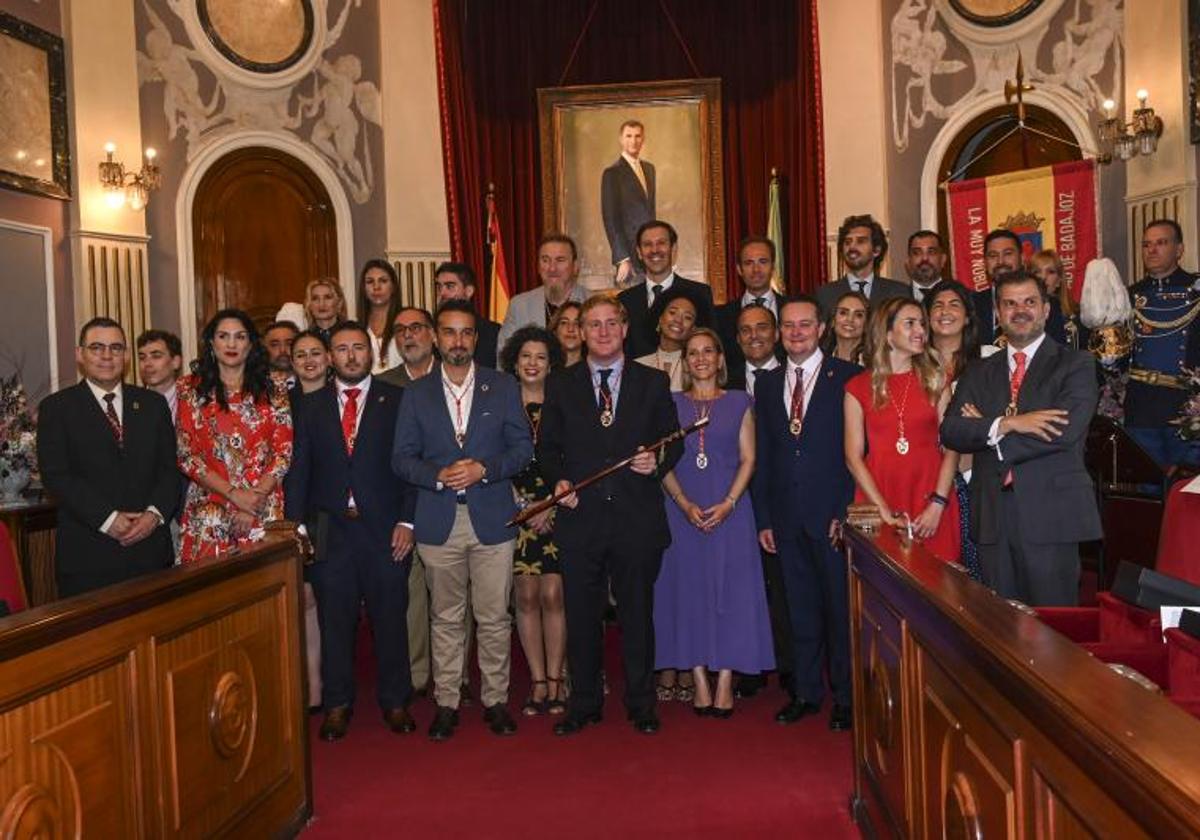 Pleno de investidura en el Ayuntamiento de Badajoz