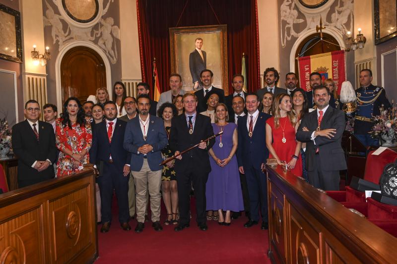 Pleno de investidura en el Ayuntamiento de Badajoz