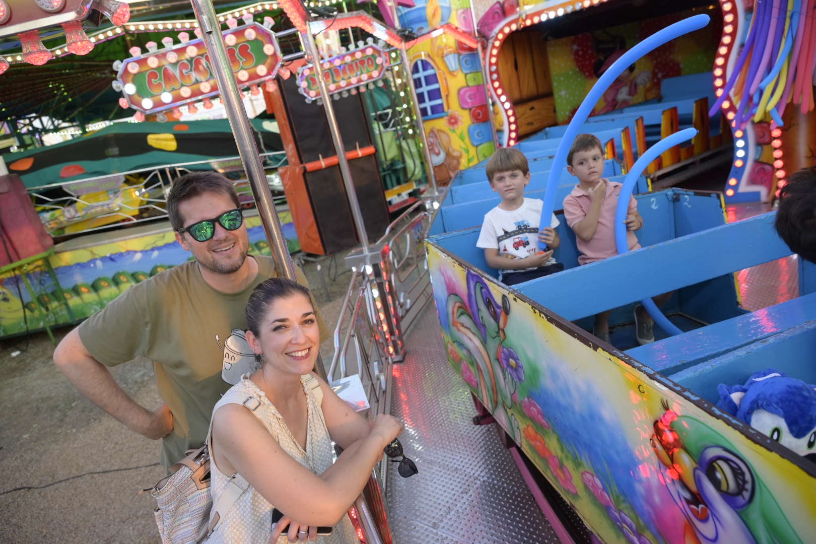 Primer día de la Feria de San Juan en Badajoz (I)