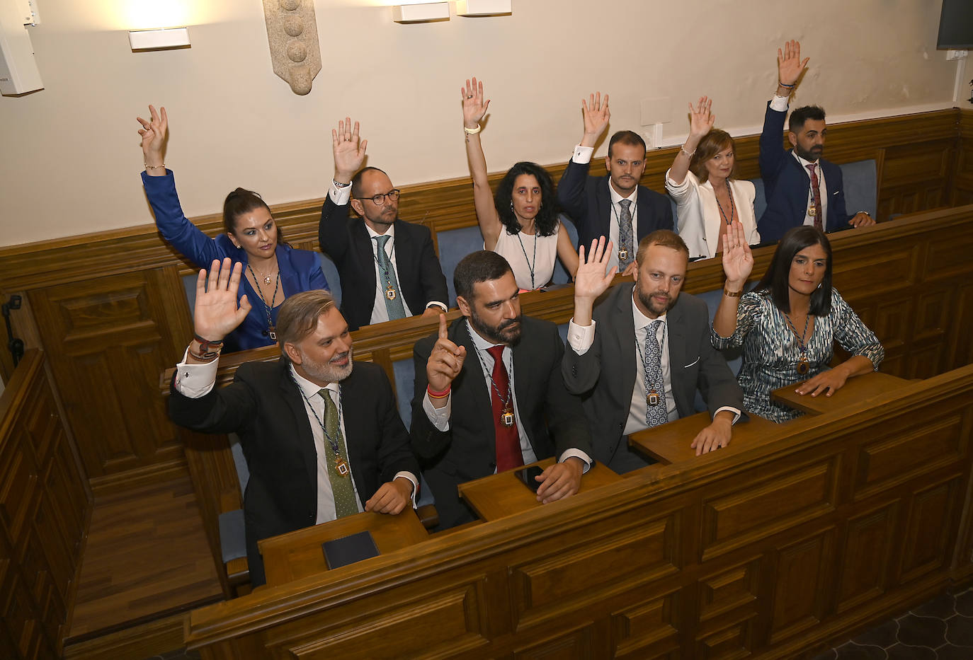 Pleno de investidura en el Ayuntamiento de Plasencia