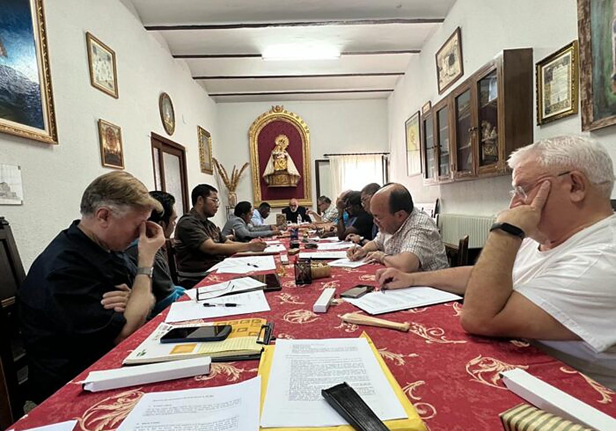 Un momento de las jornadas asamblearias de los Siervos de María en Plasencia.