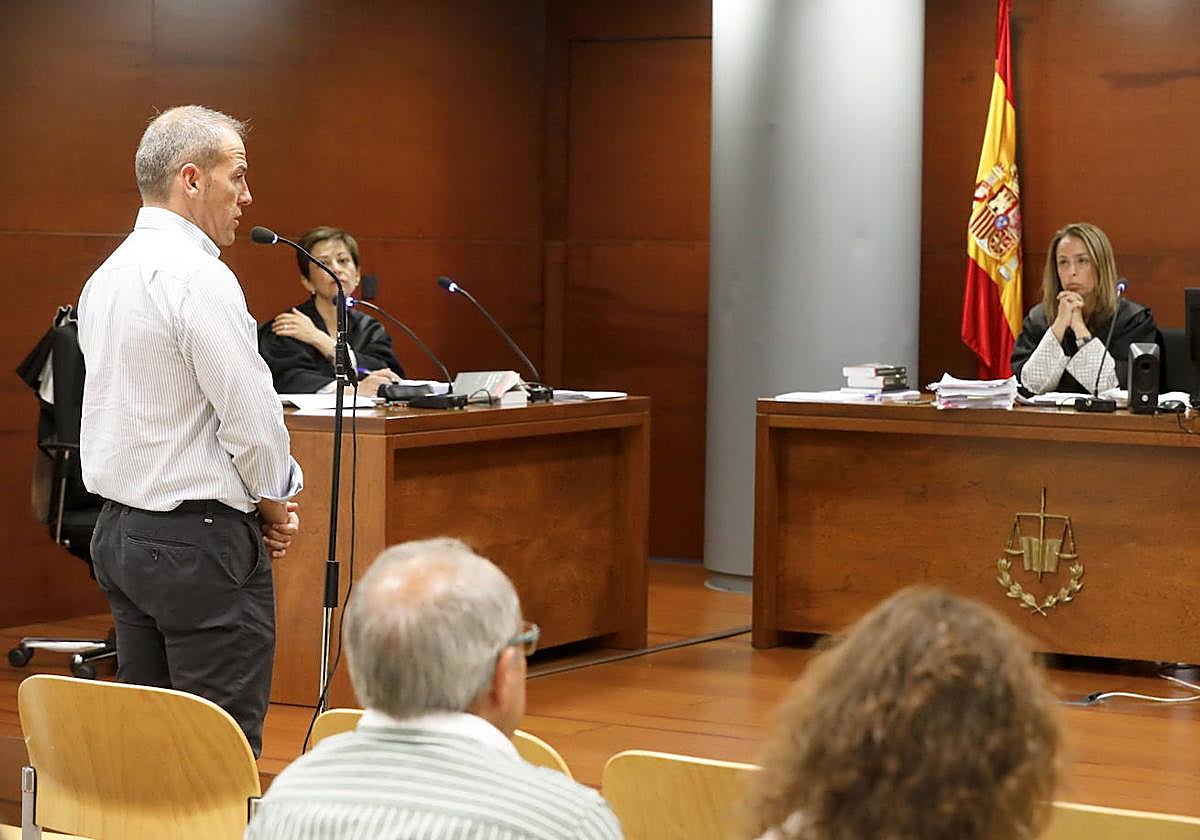 Alfredo Aguilera, en el juicio.