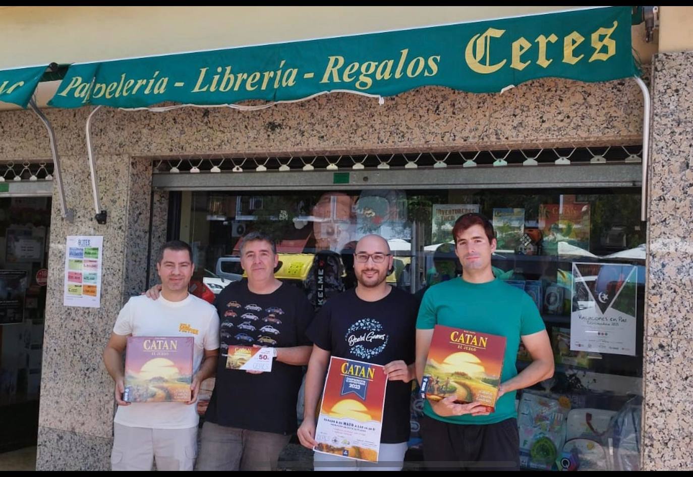 Concurso de Catán en la librería Ceres de San Blas.