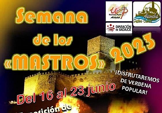 Cartel anunciador de 'Los Mastros' 2023.