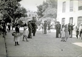 La Guardia Civil en la plaza de San Andrés.