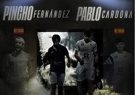 Pincho y Cardona formarán pareja en el World Padel Tour.