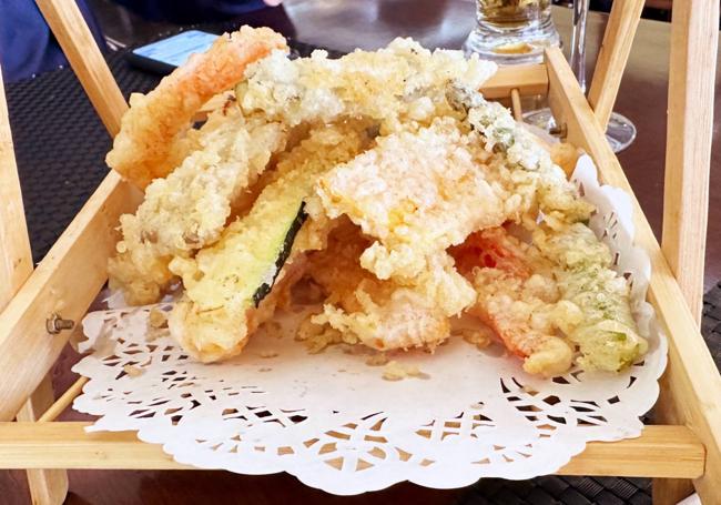 Tempura mixta.