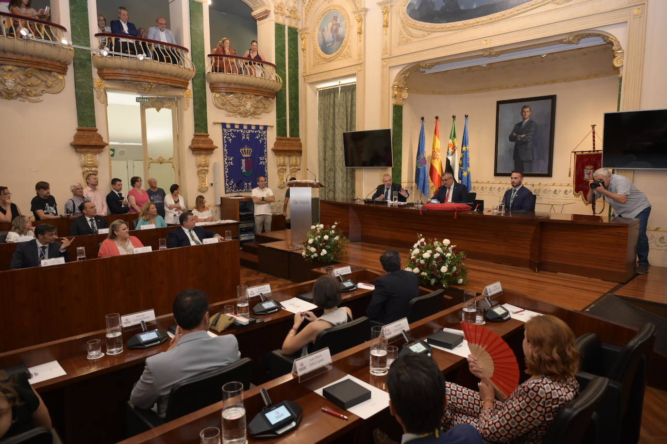 Pleno de la constitución de la Diputación de Badajoz (I)