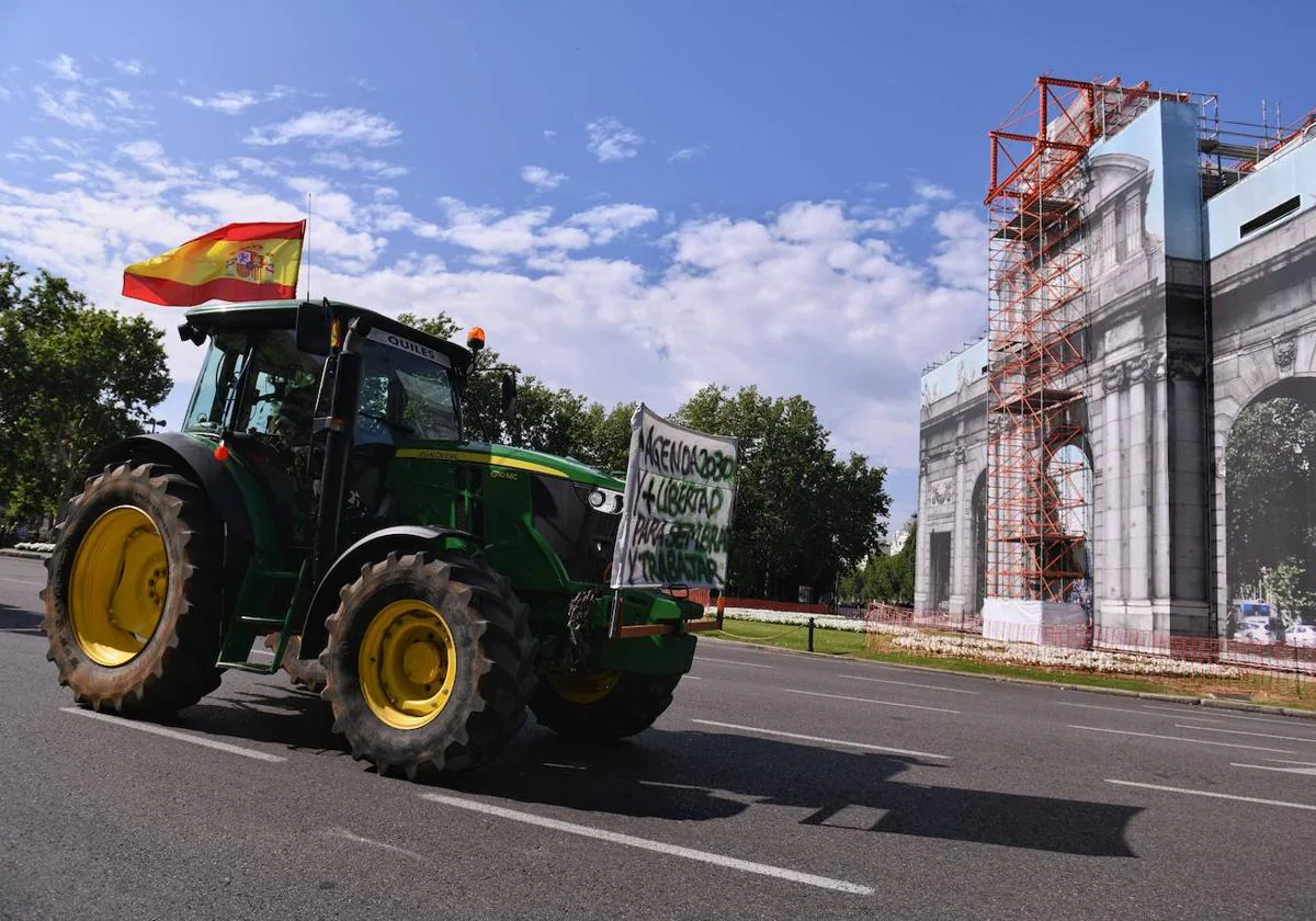 Agricultores extremeños participan este miércoles en la tractorada de  Madrid | Hoy