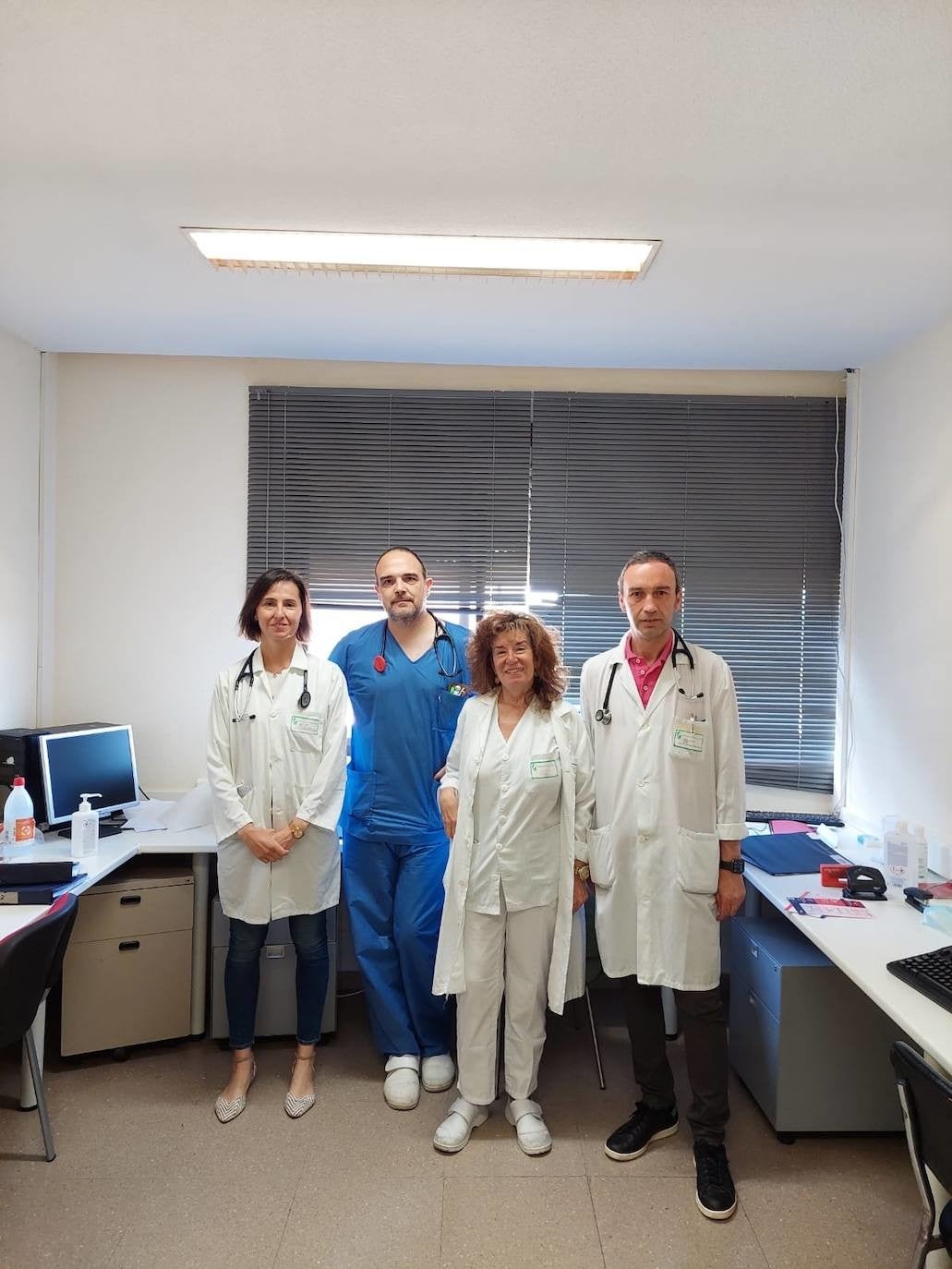 El Equipo de la Unidad Especializada en Cardiología.