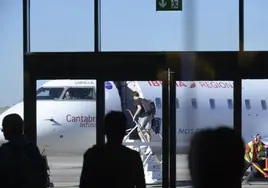 Vuelo de Air Nostrum que ha salido de Badajoz con destino a Gran Canaria