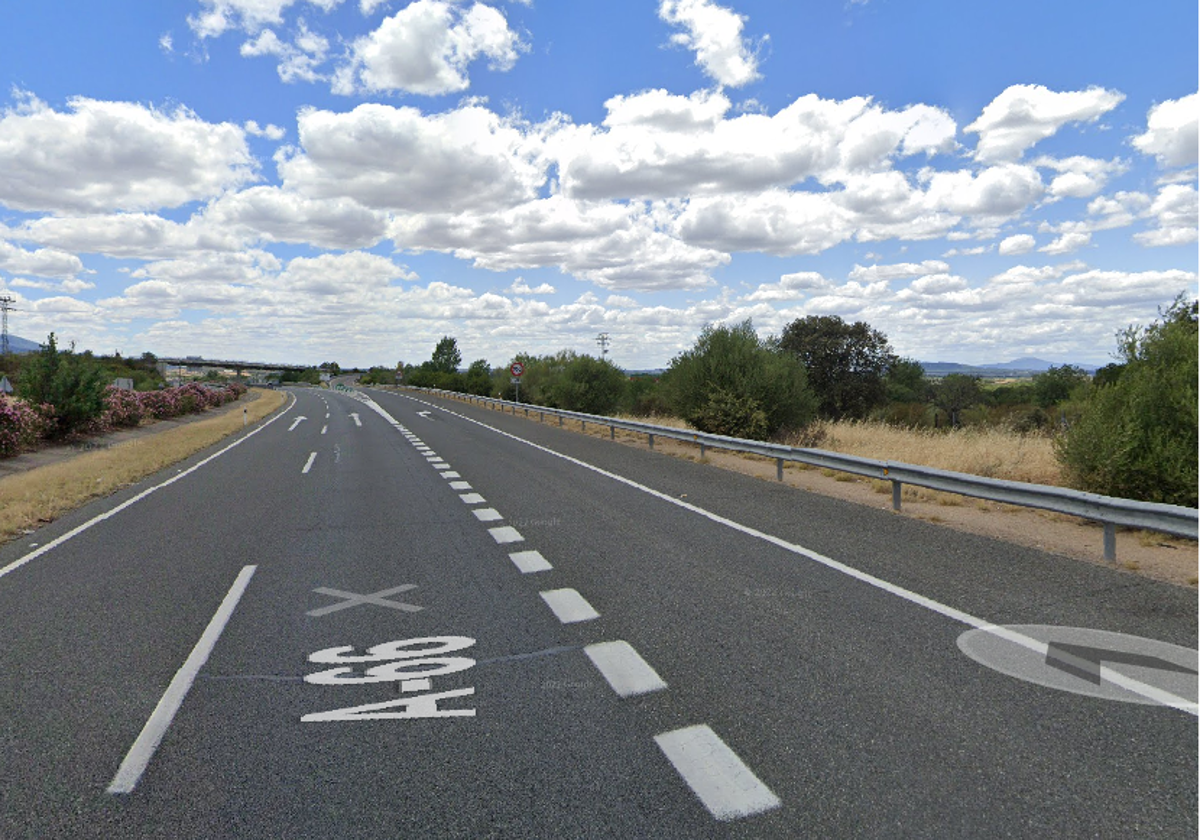 A-66 cerca de Zarza de Granadilla.