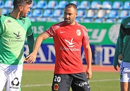 Cristo Medina, en el duelo disputado por el Montijo y el Villanovense en el Municipal serón.