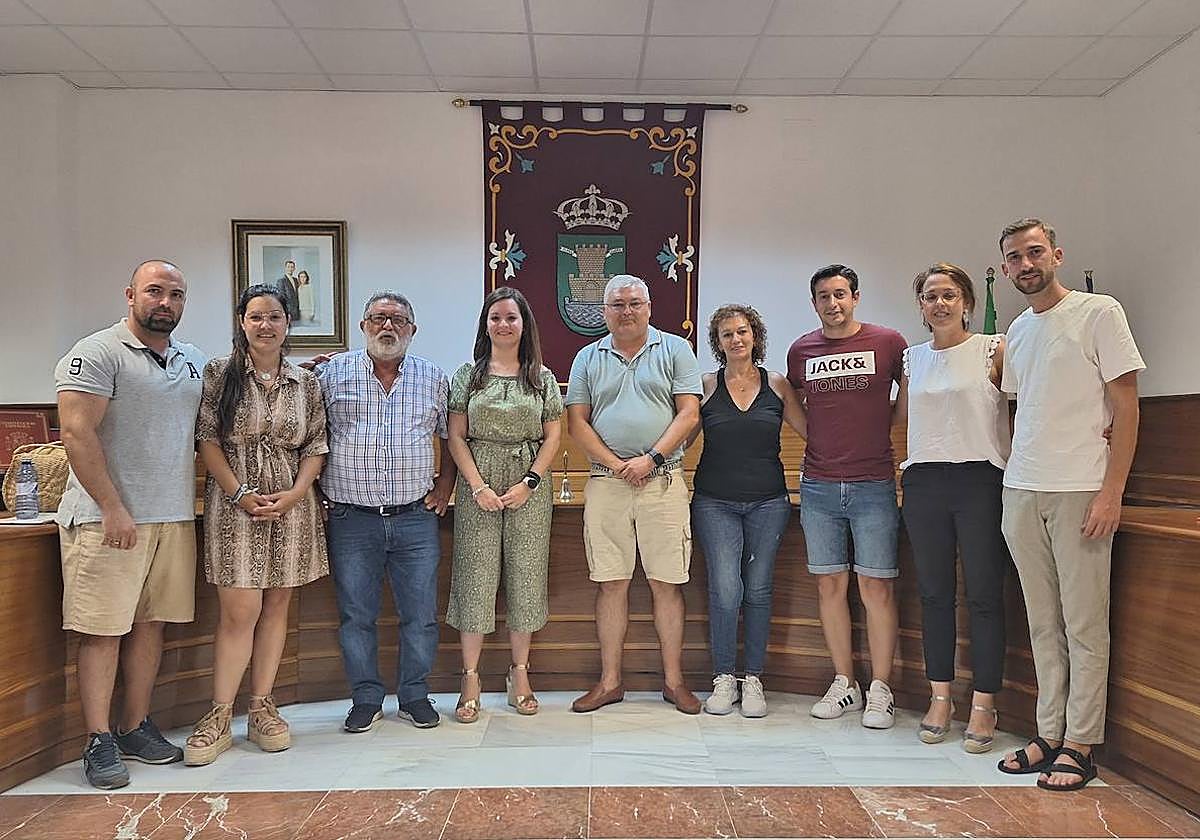 Miembros de la Corporación Municipal asistentes al pleno extraordinario de este jueves, 13 de julio.